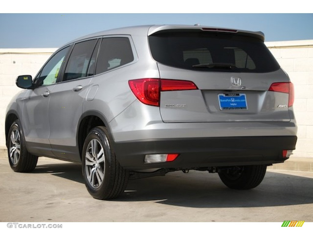 2016 Pilot EX AWD - Lunar Silver Metallic / Gray photo #2