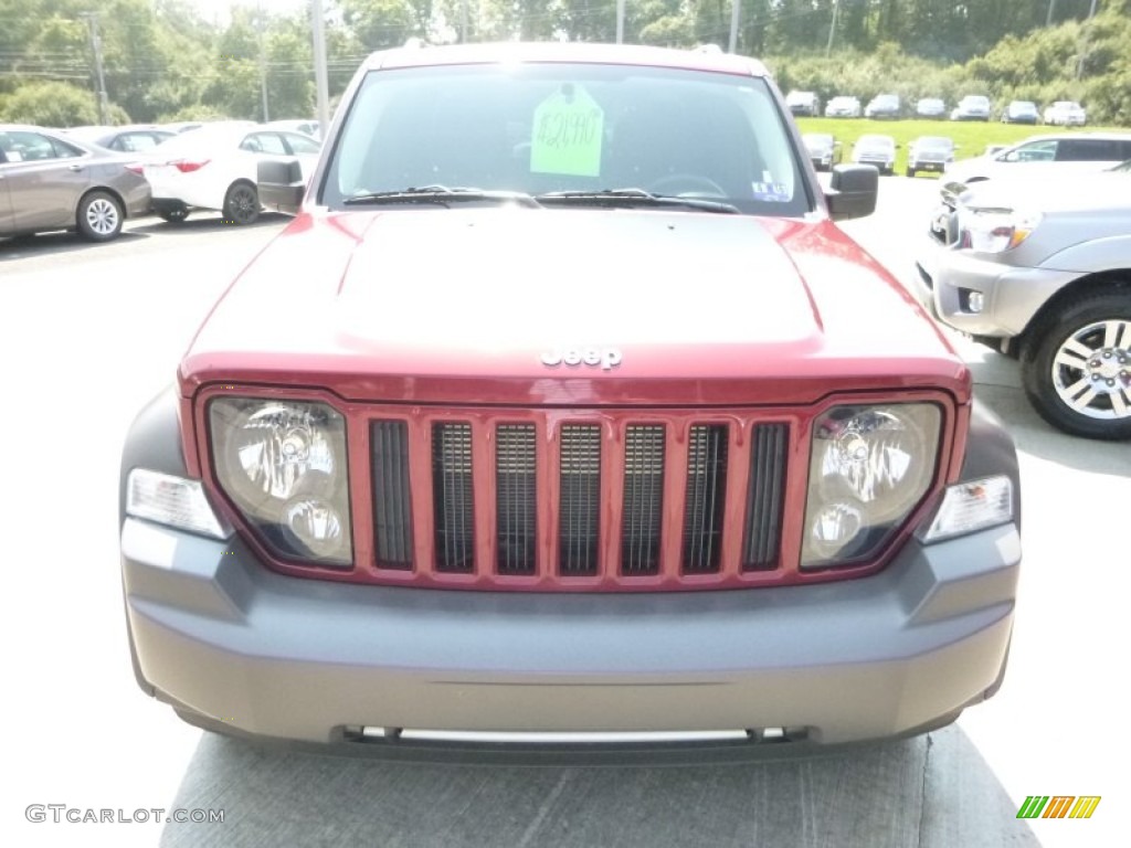 2011 Liberty Renegade 4x4 - Deep Cherry Red Crystal Pearl / Dark Slate Gray photo #13