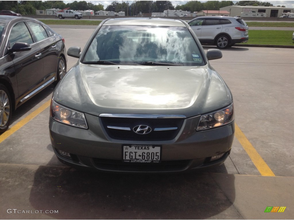 2008 Sonata Limited - Natural Khaki Green / Gray photo #1