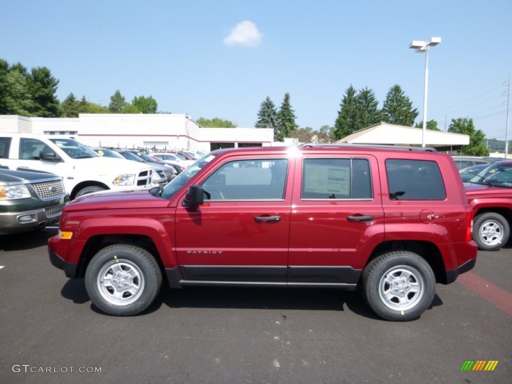 Deep Cherry Red Crystal Pearl 2016 Jeep Patriot Sport 4x4 Exterior Photo #106979767
