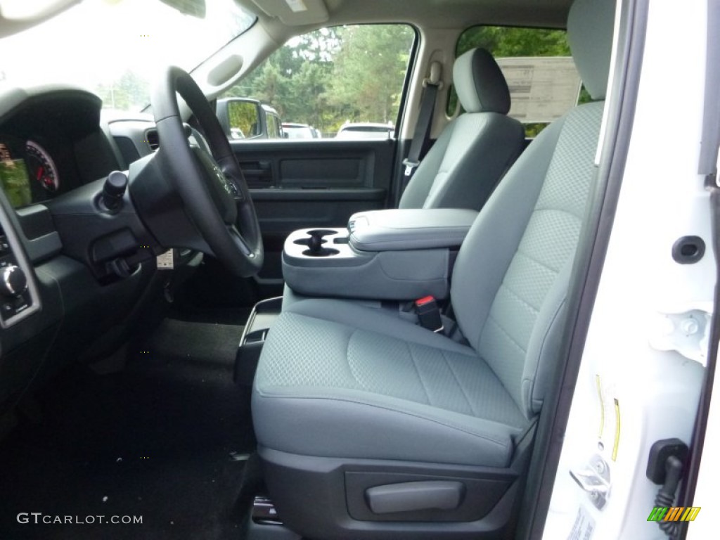Black/Diesel Gray Interior 2016 Ram 1500 Tradesman Crew Cab 4x4 Photo #106980163