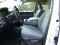 Black/Diesel Gray 2016 Ram 1500 Tradesman Crew Cab 4x4 Interior Color