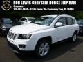 2016 Bright White Jeep Compass Latitude 4x4  photo #1