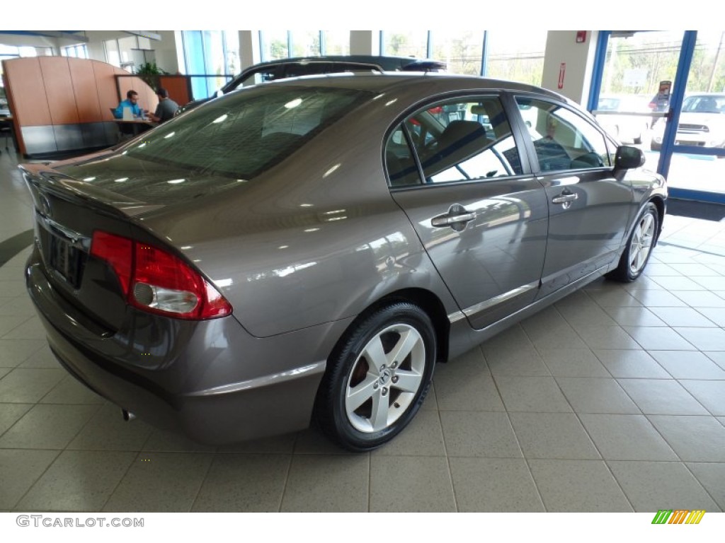 2010 Civic LX-S Sedan - Urban Titanium Metallic / Black photo #3