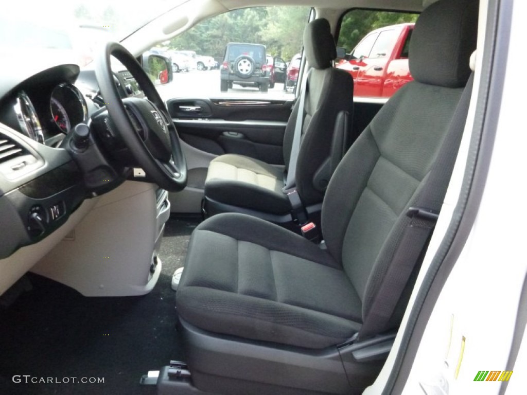 Black/Light Graystone Interior 2016 Dodge Grand Caravan SE Photo #106982454