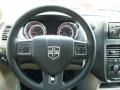 Black/Light Graystone 2016 Dodge Grand Caravan SE Steering Wheel