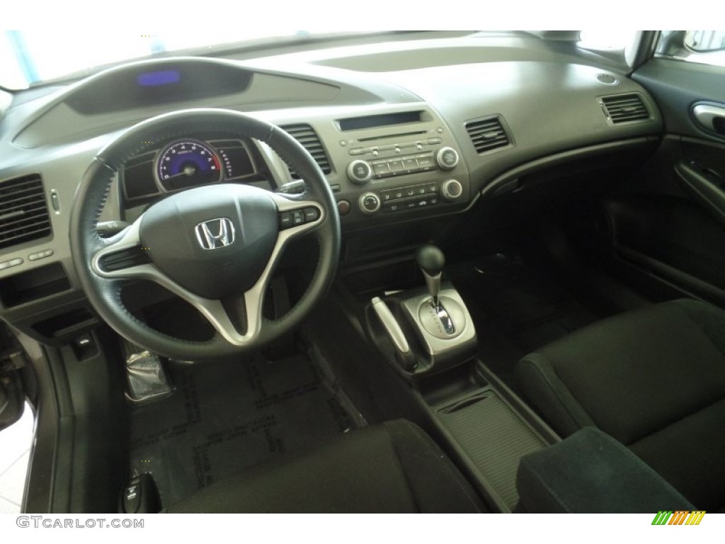 2010 Civic LX-S Sedan - Urban Titanium Metallic / Black photo #22