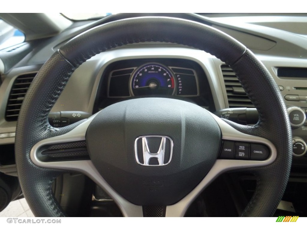 2010 Civic LX-S Sedan - Urban Titanium Metallic / Black photo #23