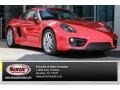 Guards Red 2016 Porsche Cayman 