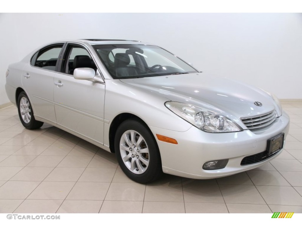 2002 ES 300 - Millennium Silver Metallic / Black photo #1