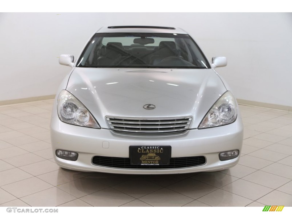 2002 ES 300 - Millennium Silver Metallic / Black photo #2