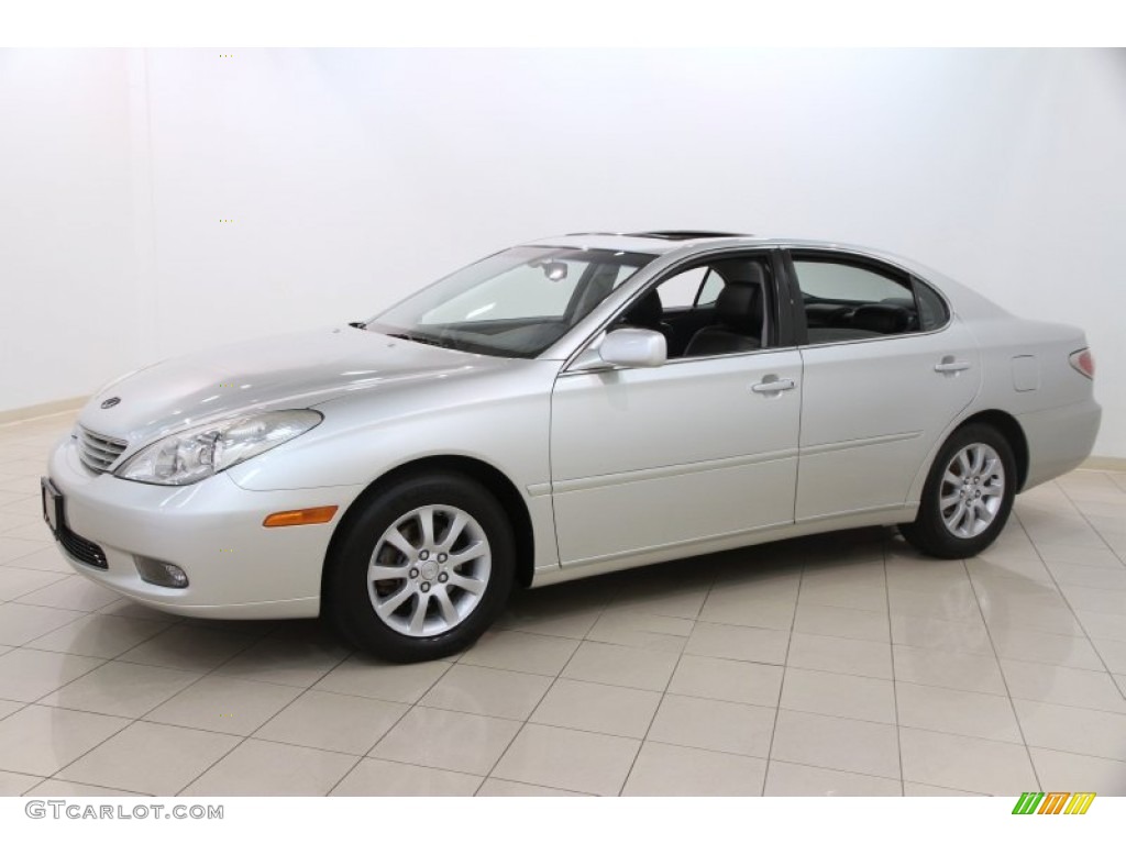 2002 ES 300 - Millennium Silver Metallic / Black photo #3