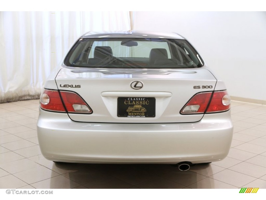 2002 ES 300 - Millennium Silver Metallic / Black photo #13