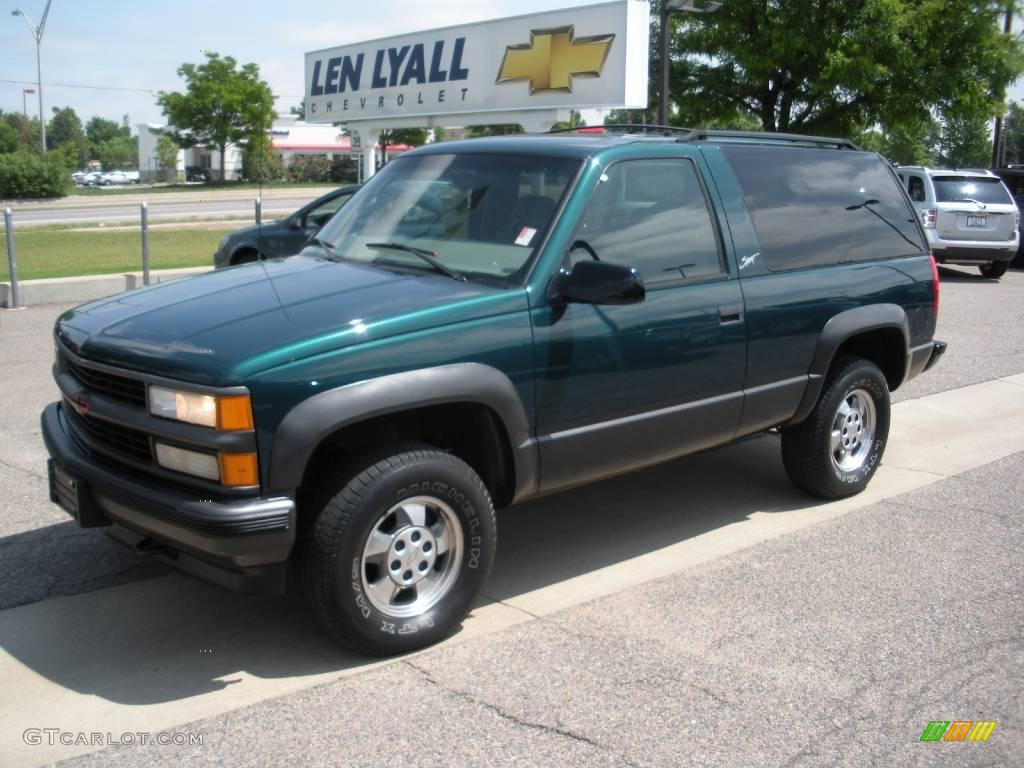 1999 Emerald Green Metallic Chevrolet Tahoe Sport 4x4