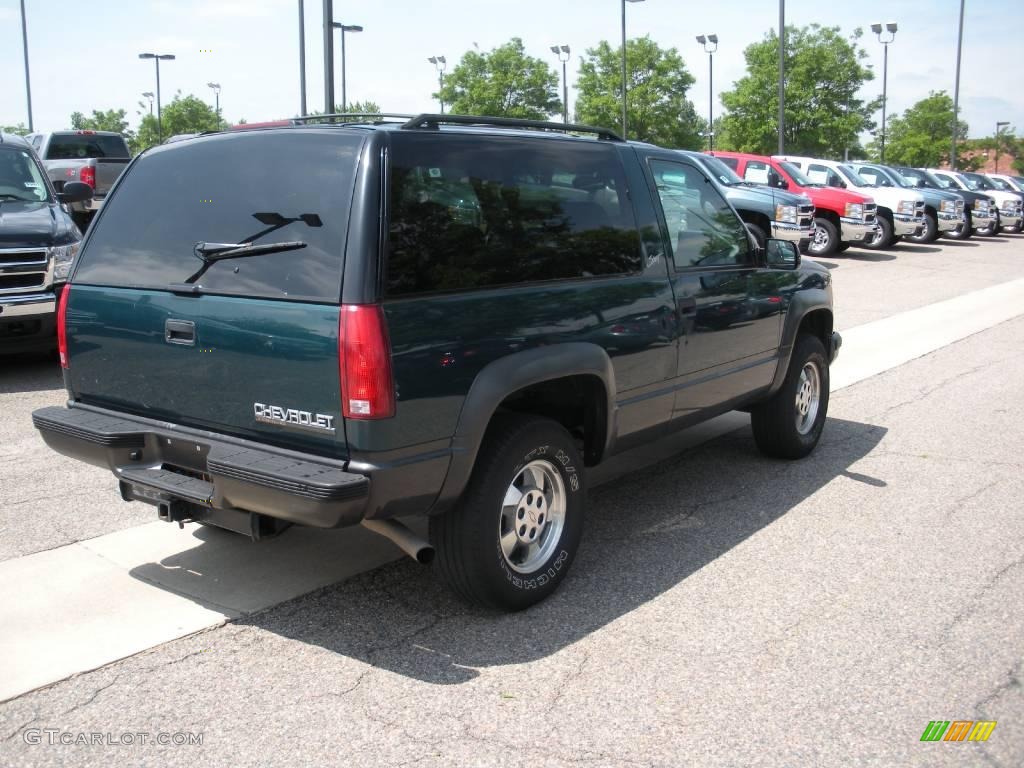 1999 Tahoe Sport 4x4 - Emerald Green Metallic / Gray photo #5