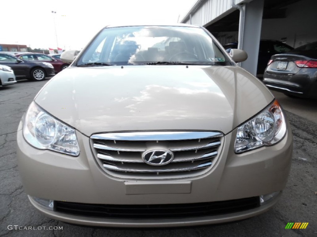 2010 Elantra GLS - Laguna Sand / Beige photo #8