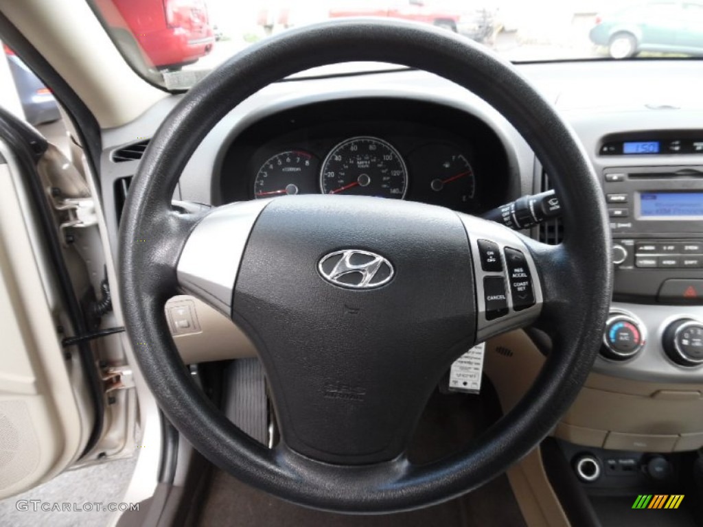 2010 Elantra GLS - Laguna Sand / Beige photo #16