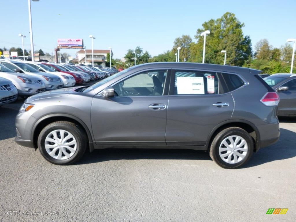 2015 Rogue S AWD - Gun Metallic / Charcoal photo #10