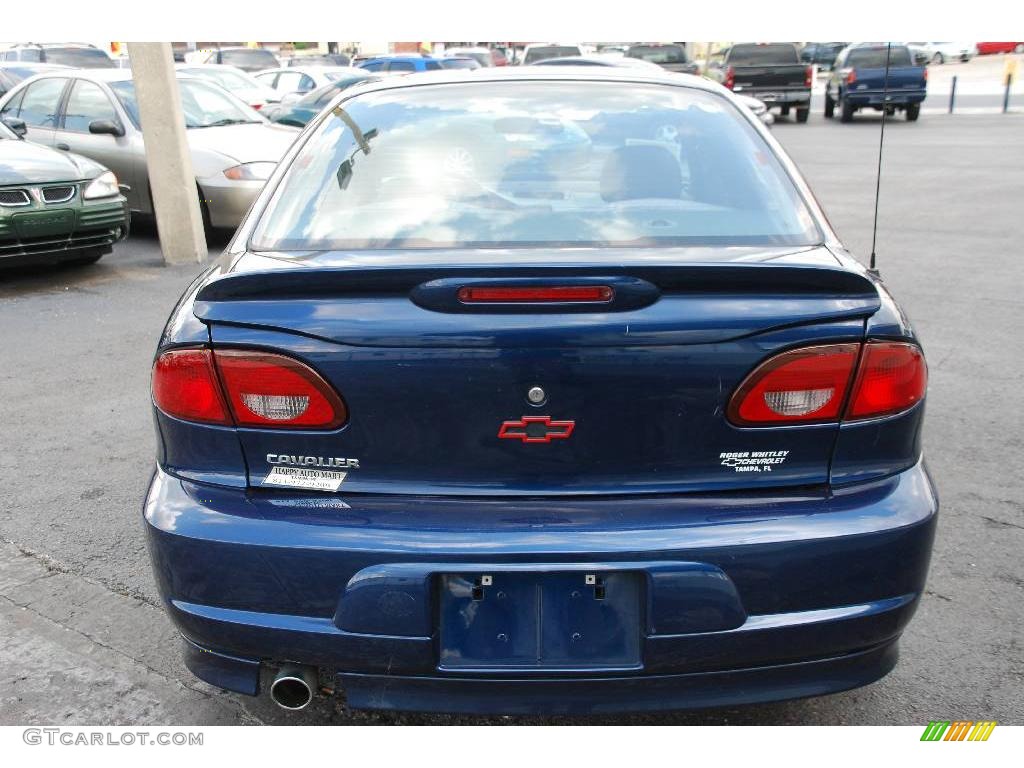 2002 Cavalier Sedan - Indigo Blue Metallic / Graphite photo #7