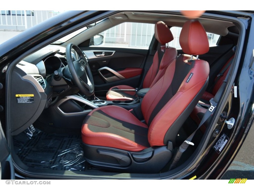 2012 Hyundai Veloster Standard Veloster Model Front Seat Photos