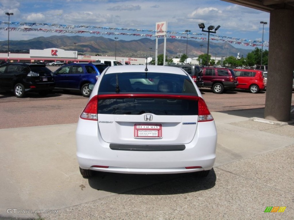 2010 Insight Hybrid EX - Spectrum White Pearl / Gray photo #4