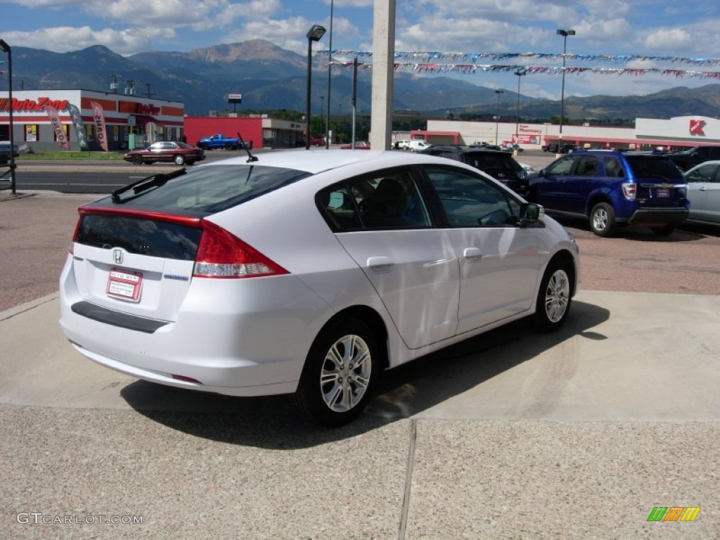 2010 Insight Hybrid EX - Spectrum White Pearl / Gray photo #5