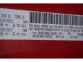 PRM: Redline 2 Coat Pearl 2016 Dodge Journey SE Color Code