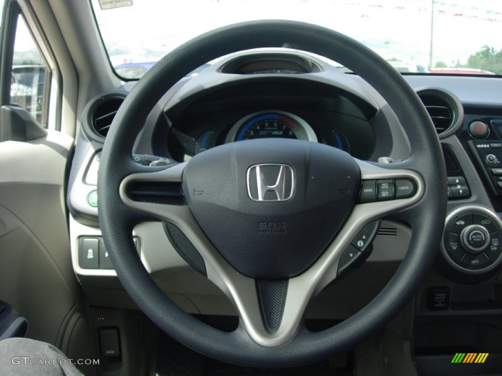 2010 Insight Hybrid EX - Spectrum White Pearl / Gray photo #18