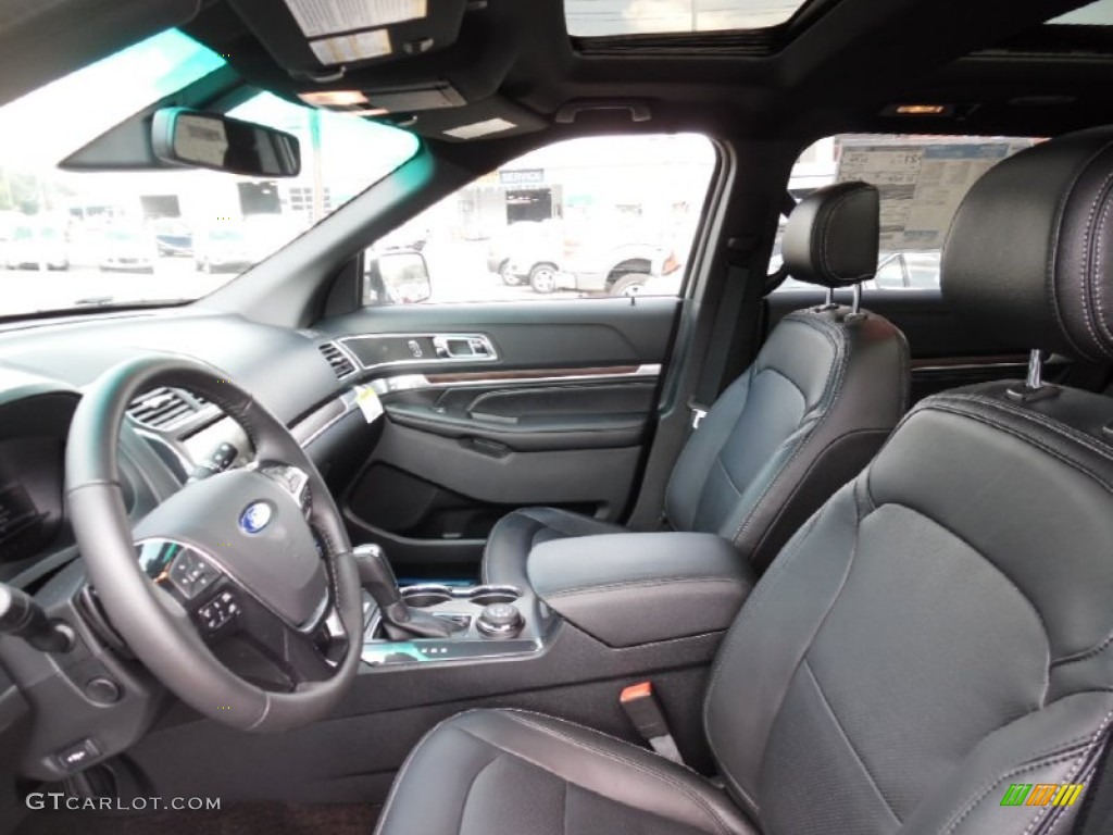 Ebony Black Interior 2016 Ford Explorer Limited 4WD Photo #106991548