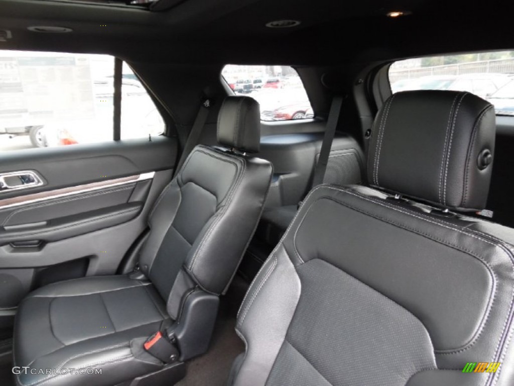 Ebony Black Interior 2016 Ford Explorer Limited 4wd Photo