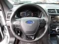 Ebony Black 2016 Ford Explorer Limited 4WD Steering Wheel