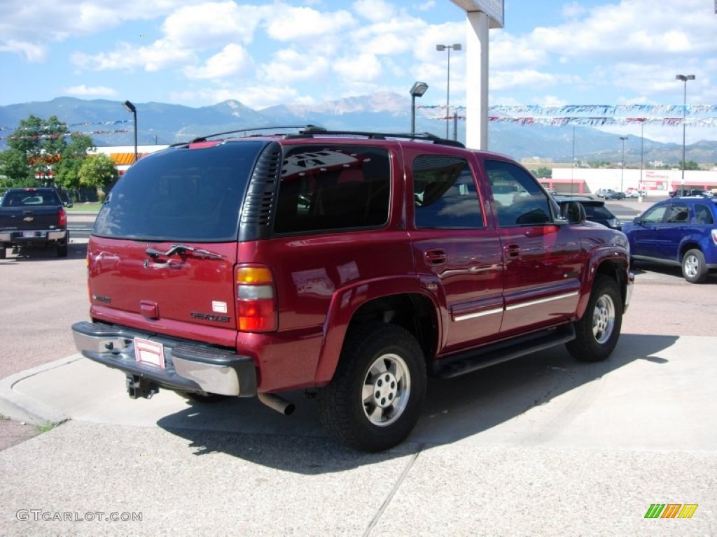 2002 Tahoe LT 4x4 - Redfire Metallic / Tan/Neutral photo #5