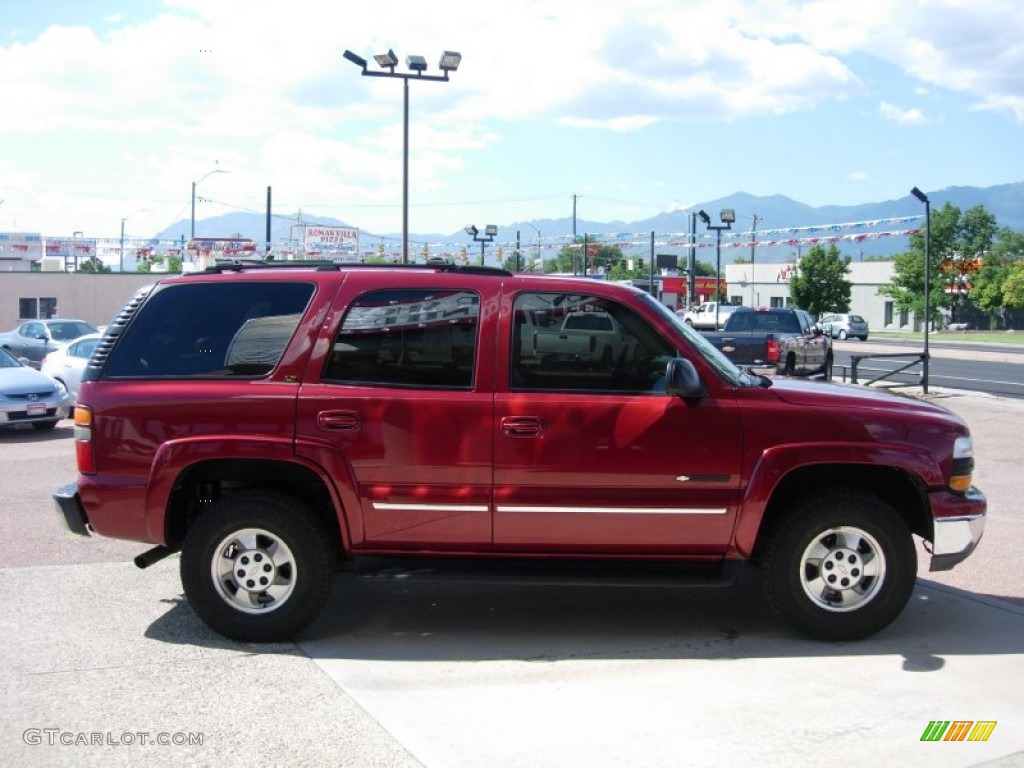 2002 Tahoe LT 4x4 - Redfire Metallic / Tan/Neutral photo #6
