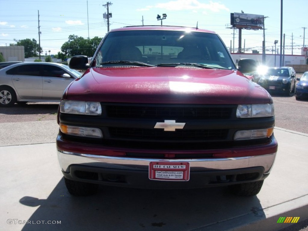 2002 Tahoe LT 4x4 - Redfire Metallic / Tan/Neutral photo #8