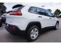 2016 Bright White Jeep Cherokee Sport  photo #3