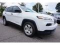 Bright White 2016 Jeep Cherokee Sport Exterior