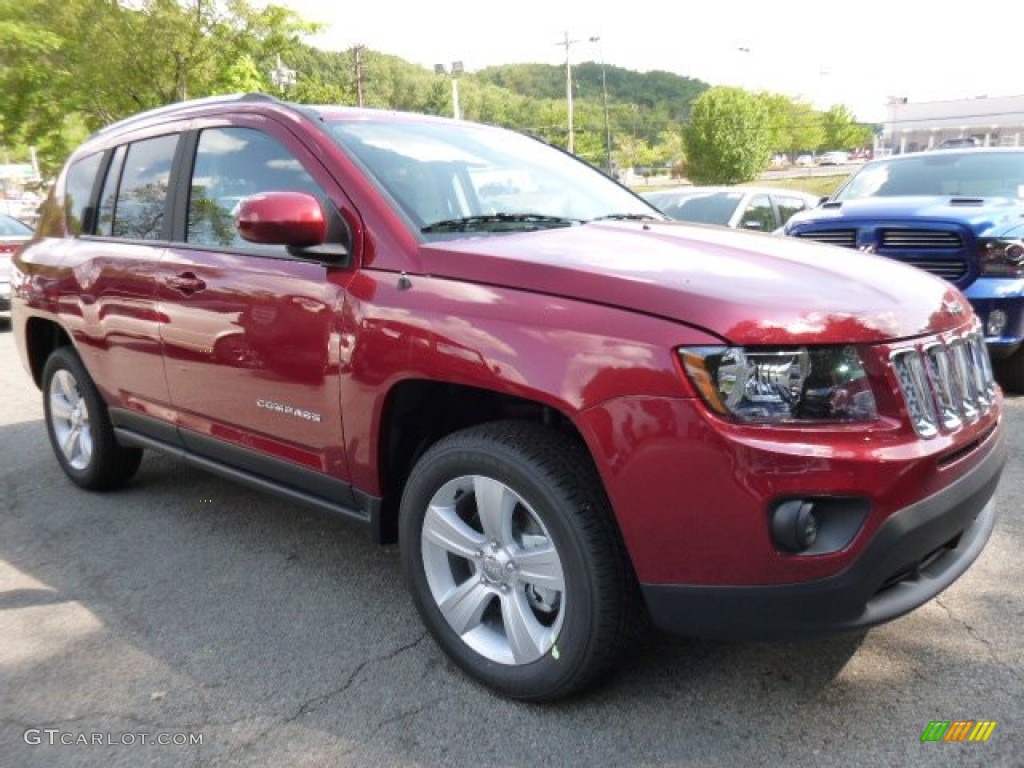 Deep Cherry Red Crystal Pearl 2016 Jeep Compass Latitude 4x4 Exterior Photo #106992910