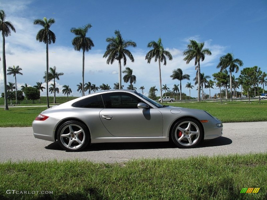 Arctic Silver Metallic 2005 Porsche 911 Carrera S Coupe Exterior Photo #106994524