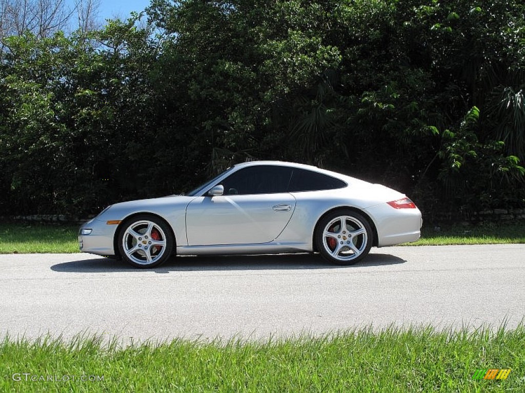 Arctic Silver Metallic 2005 Porsche 911 Carrera S Coupe Exterior Photo #106994773