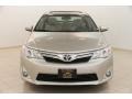 2013 Champagne Mica Toyota Camry XLE  photo #2