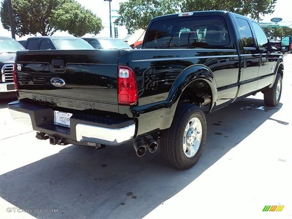 2015 F350 Super Duty XLT Crew Cab 4x4 - Green Gem / Adobe photo #15