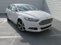 2016 White Platinum Tri-Coat Metallic Ford Fusion SE  photo #1