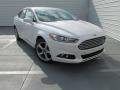 2016 White Platinum Tri-Coat Metallic Ford Fusion SE  photo #2