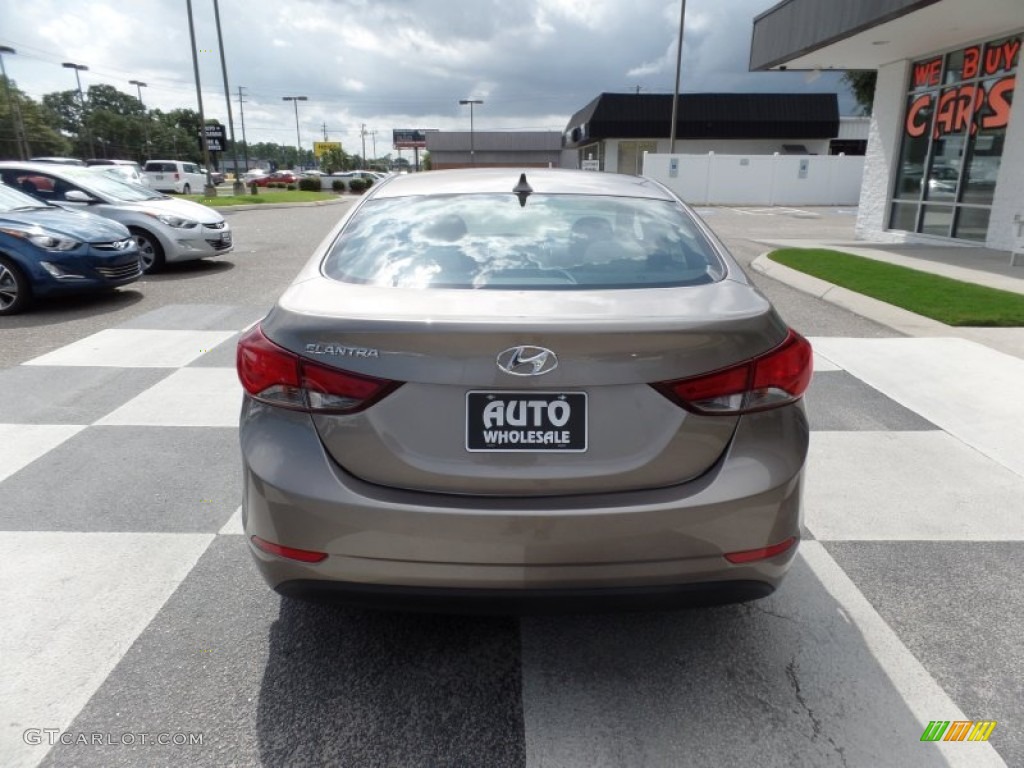 2014 Elantra SE Sedan - Bronze / Beige photo #4