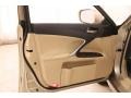 2006 Lexus IS Cashmere Beige Interior Door Panel Photo