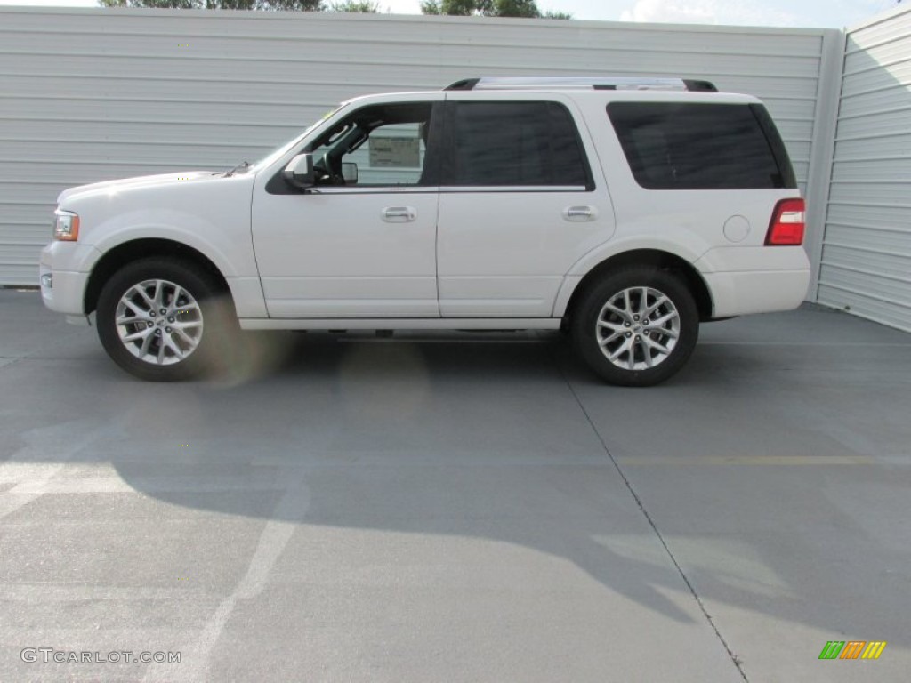 White Platinum Metallic Tricoat 2016 Ford Expedition Limited Exterior Photo #106998876