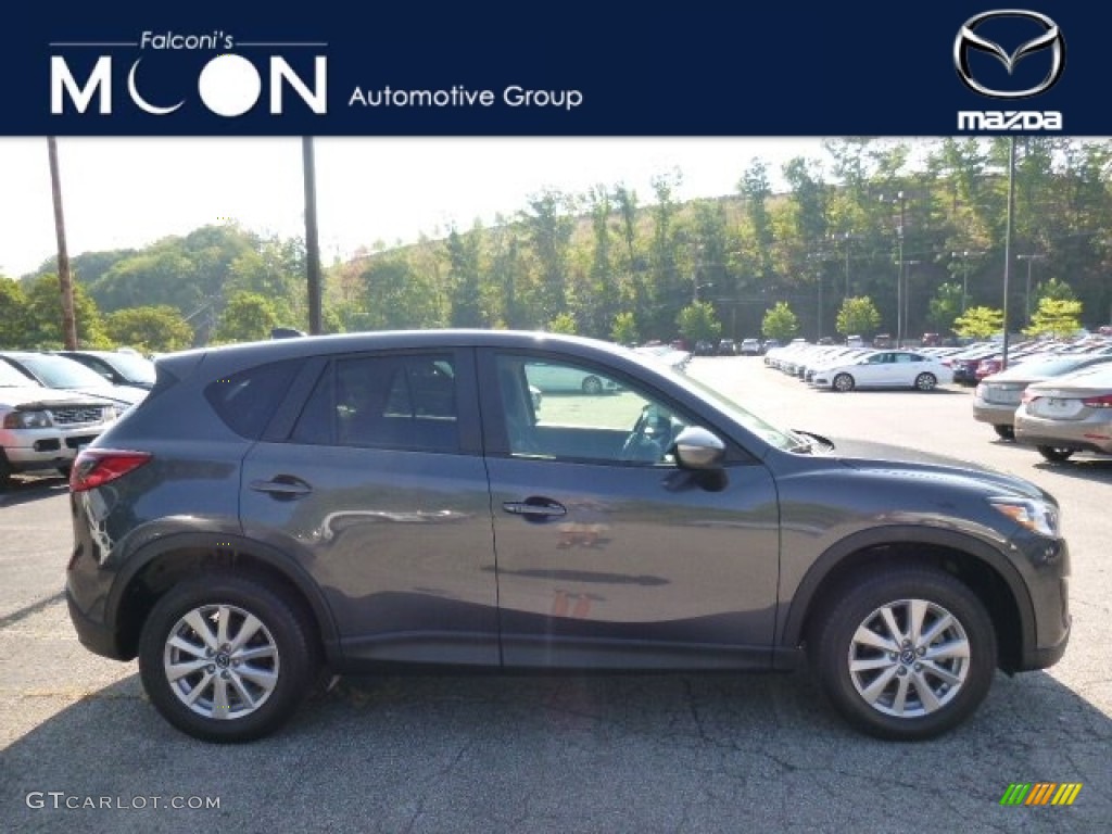 2015 CX-5 Touring - Meteor Gray Mica / Black photo #1