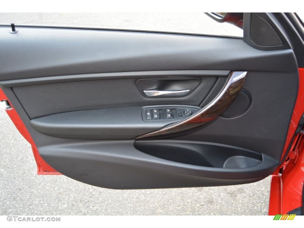 2015 3 Series 320i xDrive Sedan - Melbourne Red Metallic / Black photo #8