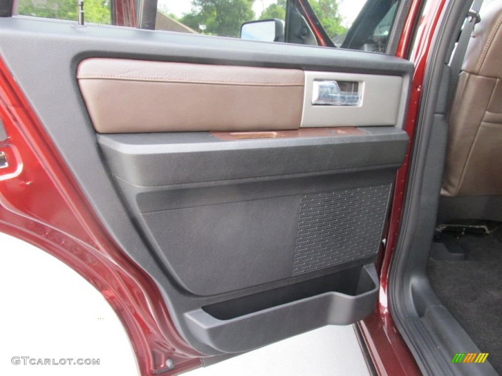 2016 Ford Expedition King Ranch King Ranch Mesa Brown/Ebony Door Panel Photo #107000008