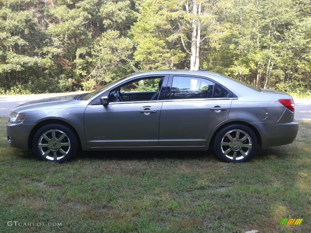 2008 MKZ AWD Sedan - Vapor Silver Metallic / Dark Charcoal photo #8